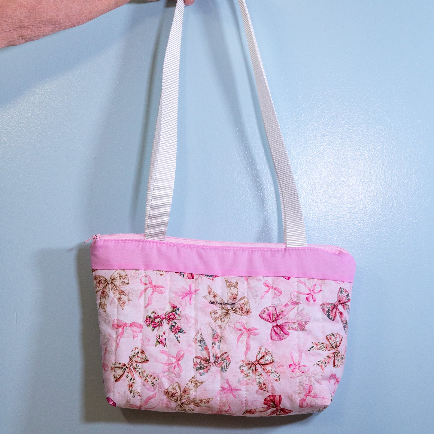 Quilted Soiree Zippered Bible Bag/Mini Tote