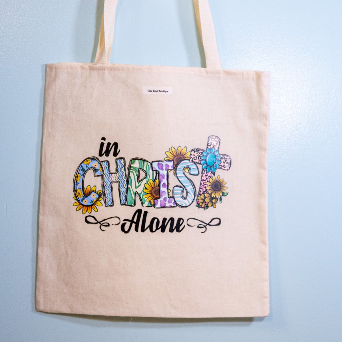 In Christ Alone Tote Bag