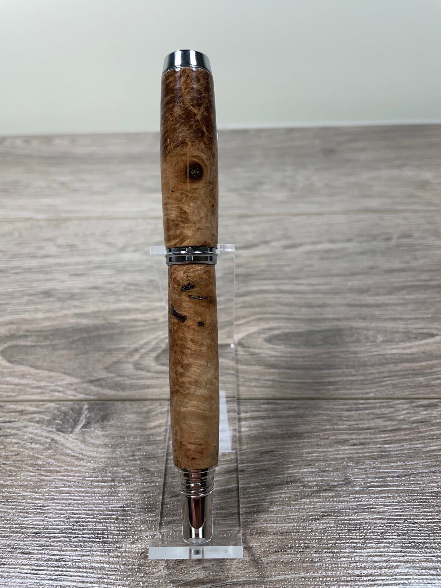 Algonquin Rollerball Silver Silver Leaf Stabilized