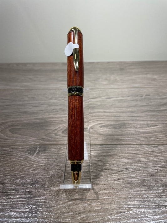 Jr. Gent II Rollerball 12K Gold & Gun Metal Bloodwood