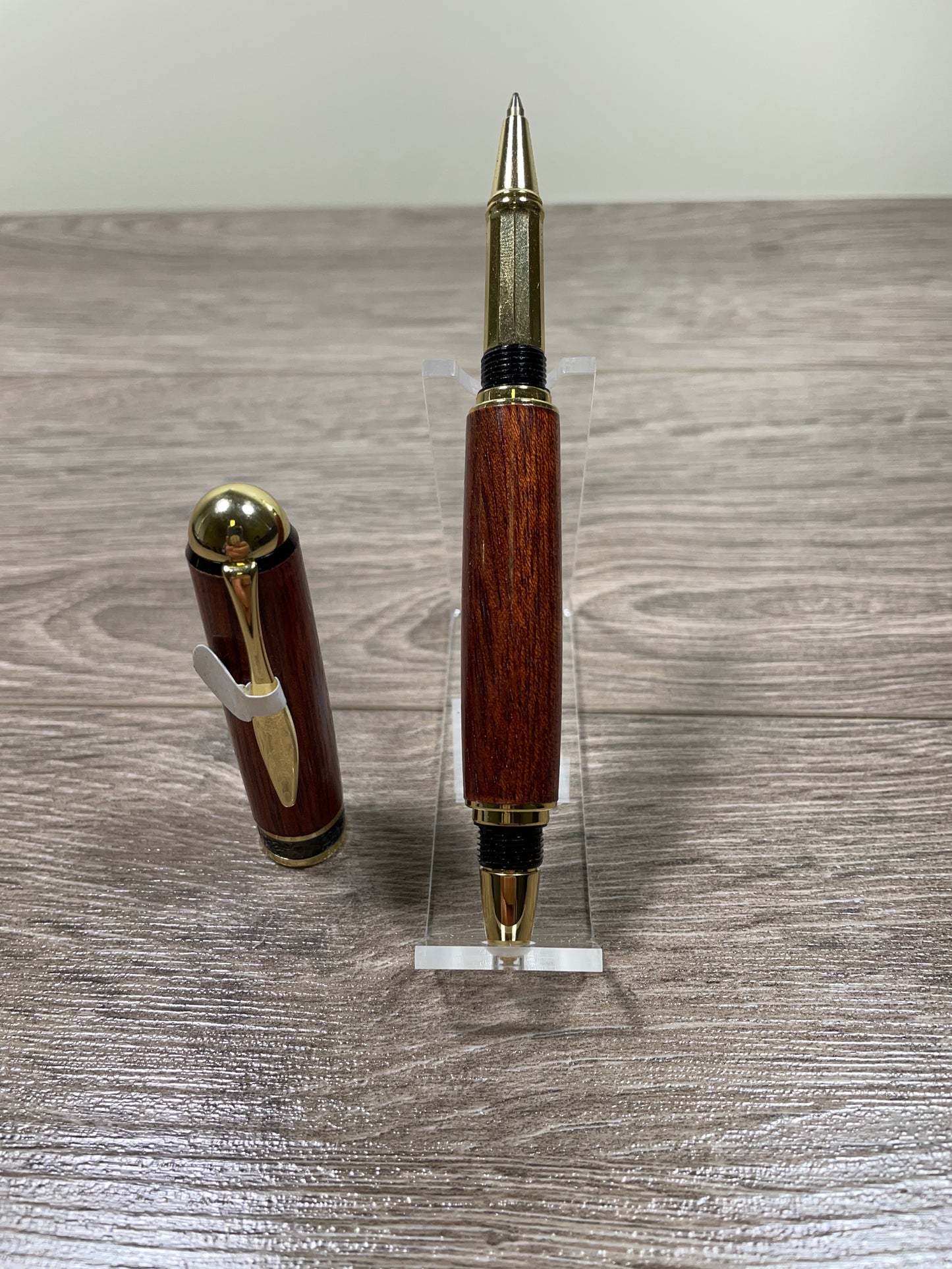 Jr. Gent II Rollerball 12K Gold & Gun Metal Bloodwood