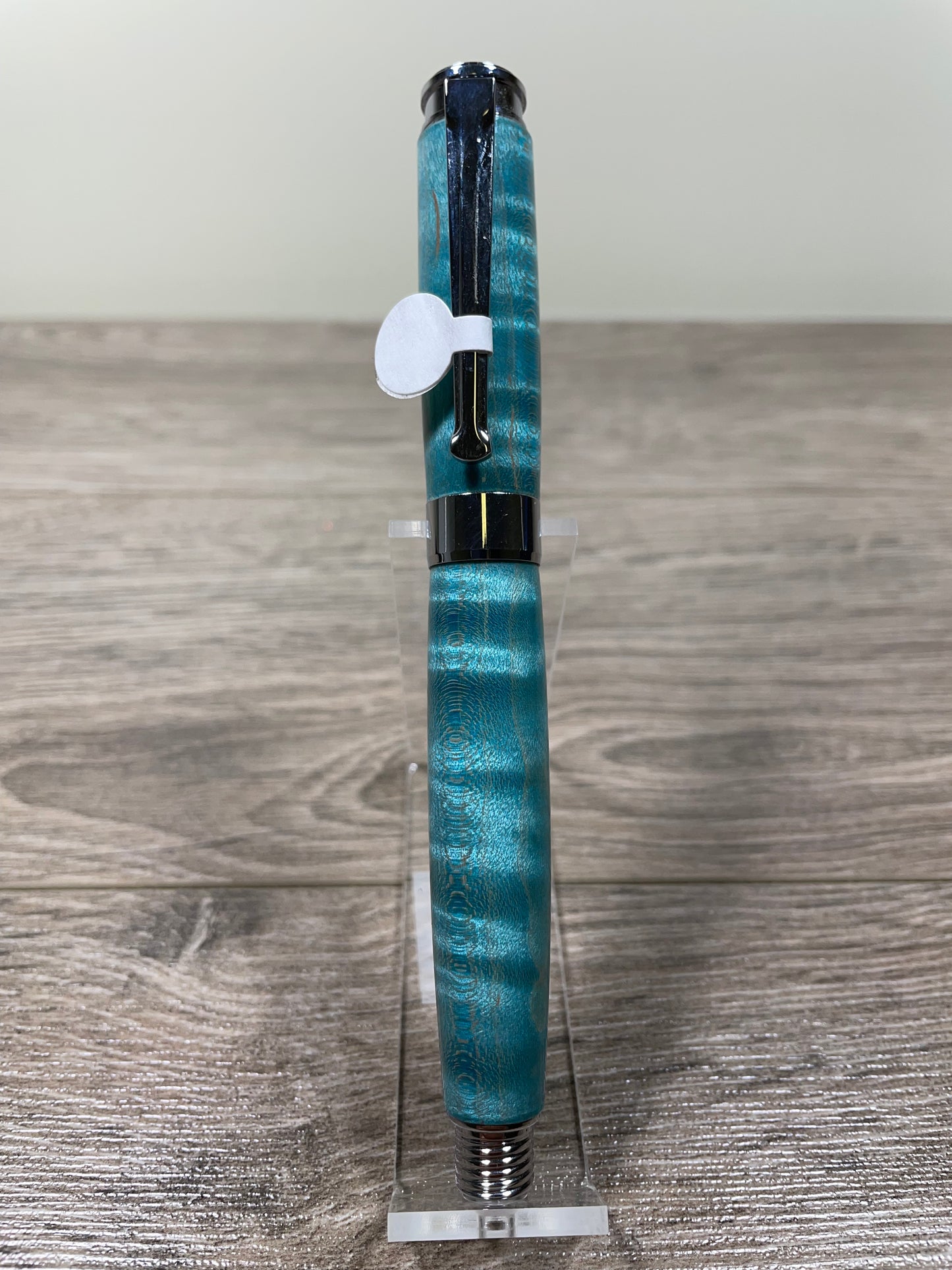 Hurricane Silver Blue Curly Maple