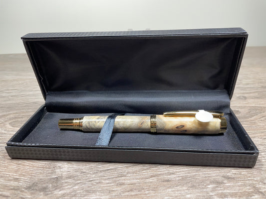 Algonquin Rollerball Gold Buckeye Burl