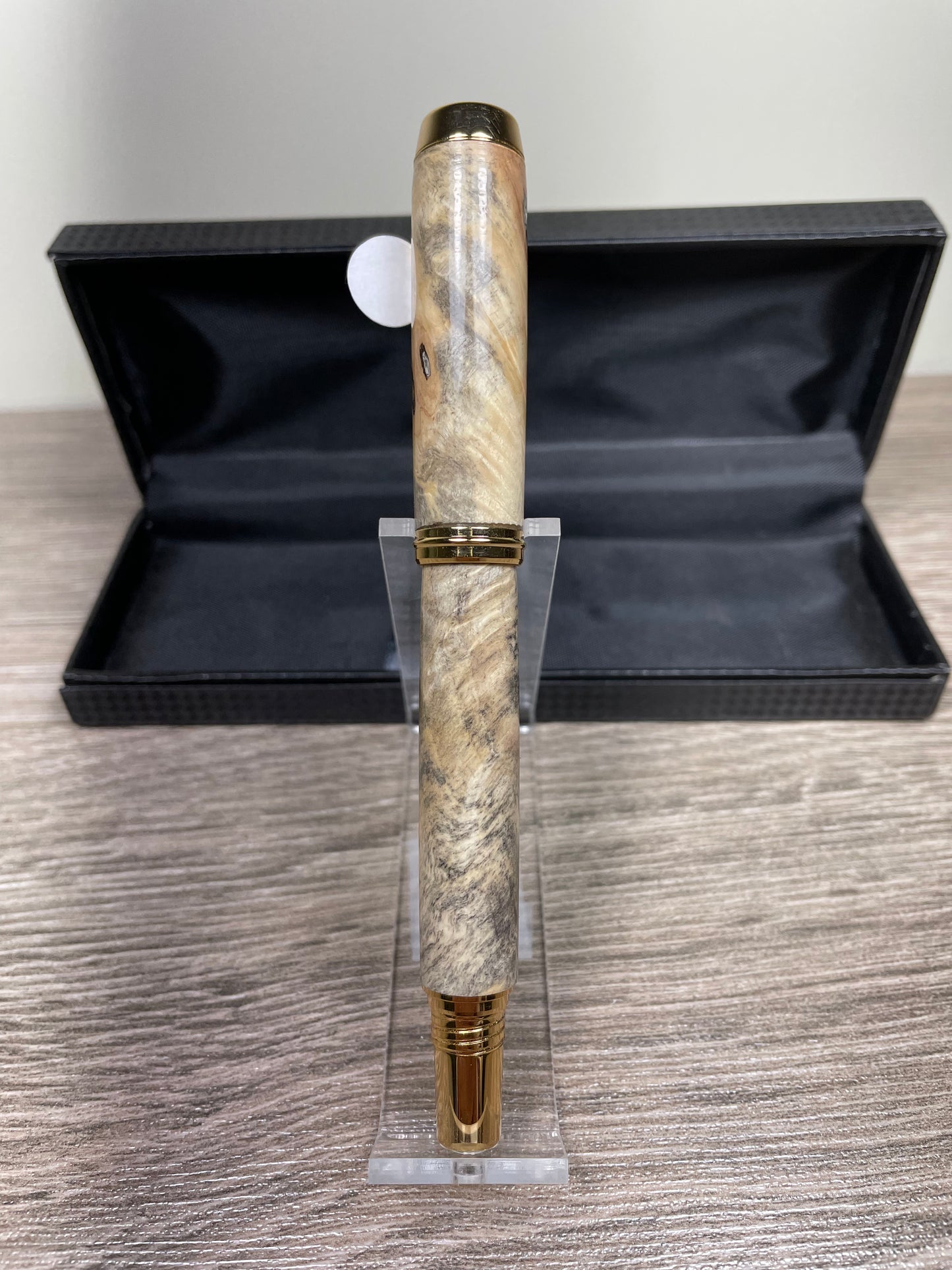 Algonquin Rollerball Gold Buckeye Burl