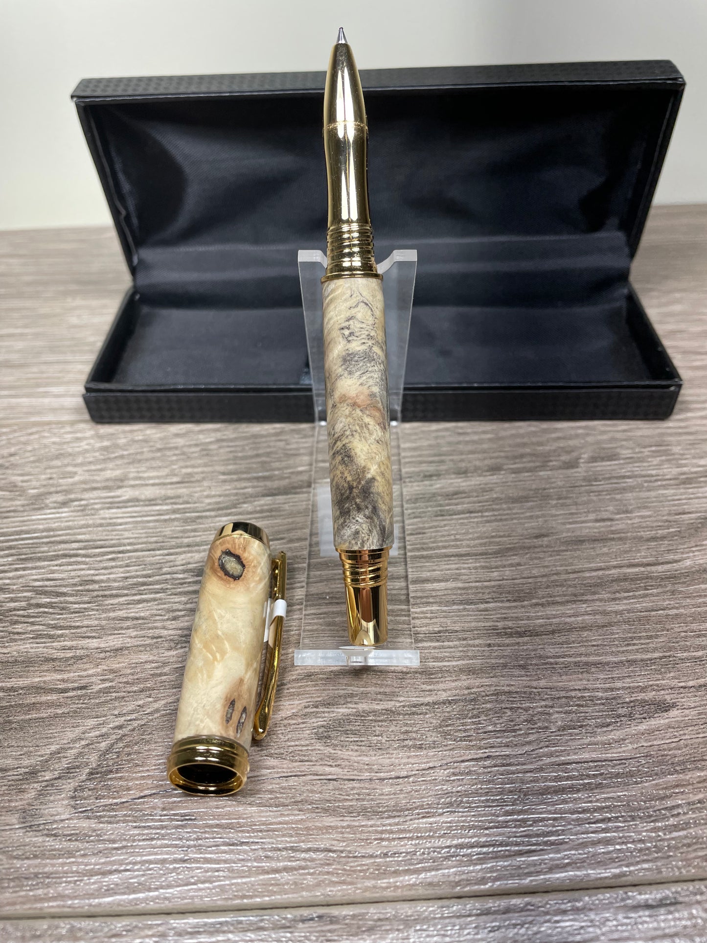 Algonquin Rollerball Gold Buckeye Burl