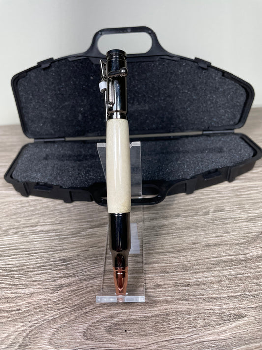 Bolt Action Deer Antler in Silver